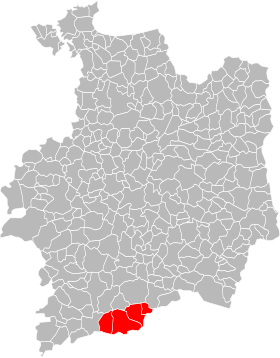 Localizarea comunității municipiilor din Pays de Grand-Fougeray