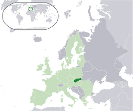 Slovacchie - Localizzazione