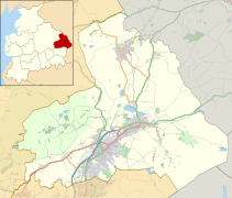 Location map United Kingdom Borough of Pendle