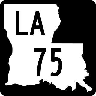 <span class="mw-page-title-main">Louisiana Highway 75</span> State highway in Louisiana, United States