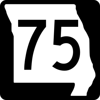 <span class="mw-page-title-main">Missouri Route 75</span> State highway in Missouri