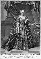 Магдалена Августа като херцогиня на Саксония-Гота-Алтенбург