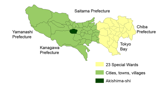 昭島市位置圖