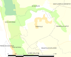 Poziția localității Thierville
