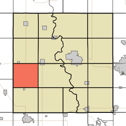 Map highlighting Beaver Township, Boone County, Iowa.svg