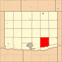 Thumbnail for File:Map highlighting Gibbon Township, Buffalo County, Nebraska.svg