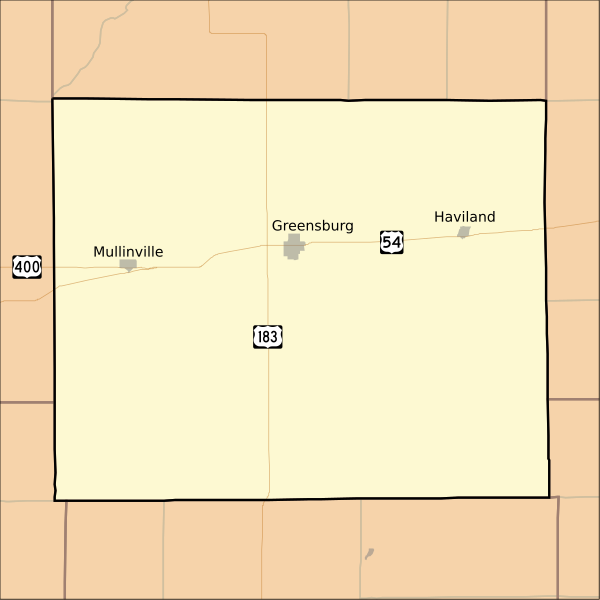 File:Map highlighting Kiowa Township, Kiowa County, Kansas.svg