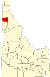 Benewah County - Carte