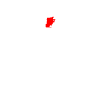Округ Тенсас на мапі штату Луїзіана highlighting