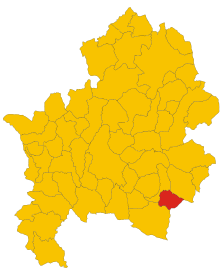 Localisation de Cantalupo nel Sannio