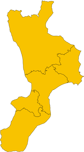 File:Map of region of Calabria, Italy.svg
