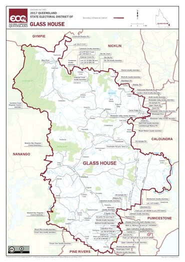 Map of the electoral district of Glass House, 2017.pdf