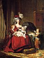 Marie-Antoinette and her children, oil on canvas, by Elisabeth Vigee-Lebrun, 1787