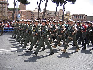 Italian Navy in a Parade