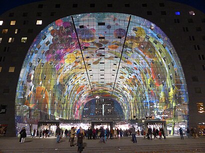 Hoe gaan naar Markthal Rotterdam met het openbaar vervoer - Over de plek