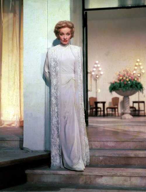 Gown designed by Jean Louis for Marlene Dietrich in The Monte Carlo Story (1956).