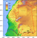 Миниатюра за География на Мавритания