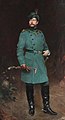 Max Koner: Wilhelm II. in Jagduniform, 1892