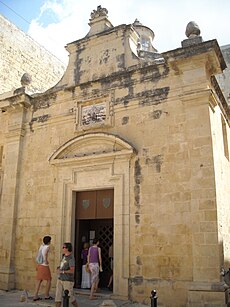 Mdina St Agatha капелласы.JPG