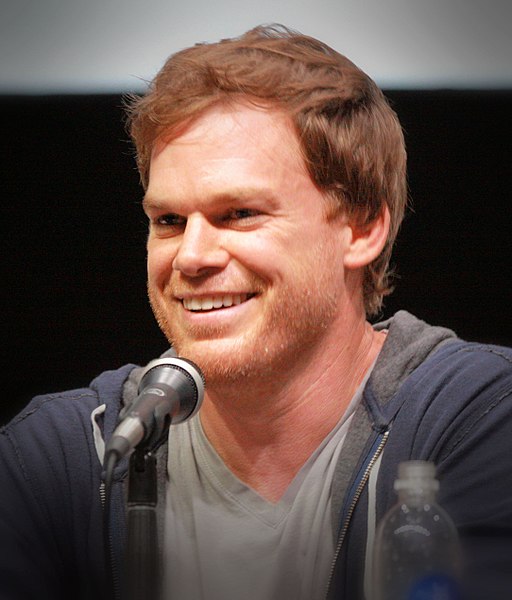 Michael C. Hall portrays Dexter in the television series.
