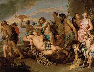 <i>Triumph of Bacchus</i> (Wautier) 1650s painting by Michaelina Wautier