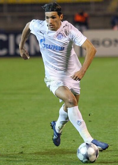 Danny in Champions League action against Real Madrid.