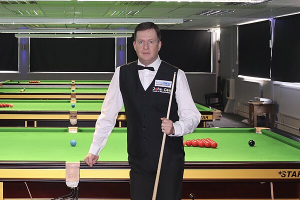 Dunn at the 2014 Paul Hunter Classic