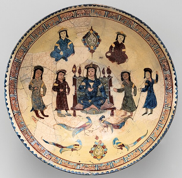 File:Mina'i bowl with enthroned figure, 13th century. Iran.jpg