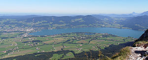 The Mondseeberg seen from the Schober