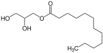 Struktur von 1-Monolaurin