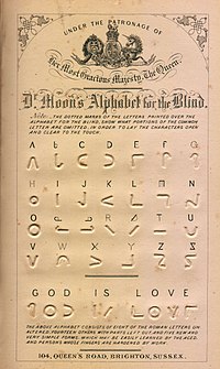 Dr Moon's Alphabet for the Blind, from his Light for the Blind, published in 1877 Moon-type-chart.jpg