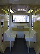 Interior of Morgantown Personal Rapid Transit car