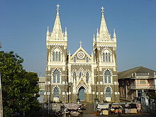 Mount Mary Church, Bandra This catholic church is well known for the Annual Feast, Mount Mary Church (Bombay).jpg