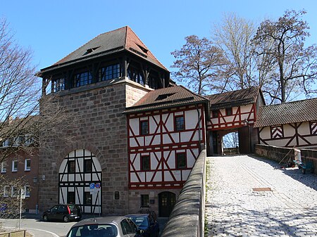 Nürnberg Hintere Insel Schütt Blaues A Stadtseite 1