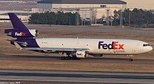 FedEx MD-11F taxiing at Memphis