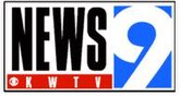 KWTV logo used from February 3, 1997, to October 24, 2010; the "9" in the logo, which resembles that used by KUSA/Denver and WSOC-TV/Charlotte, was first used (without the box framing) in 1988. NEWS9.JPG