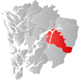 Umístění Ullensvang