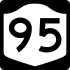 New York Eyaleti Rota 95 işaretçisi