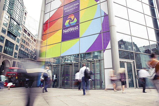 NatWest's headquarters at 250 Bishopsgate in the City of London