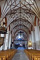 Nave of St. Catherine's Church in Gdansk.