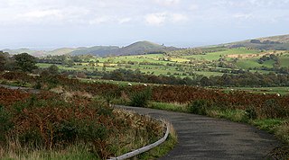 Shropshire Hills Upland area in Shropshire, West Midlands