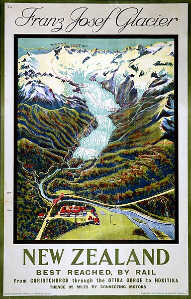 File:New Zealand Railway poster - Franz Josef Glacier c.1932 (10468987545).jpg