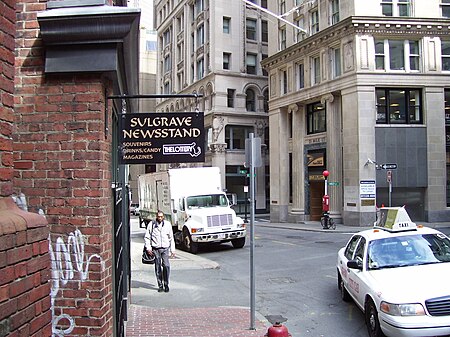 Newspaper Row Boston MA