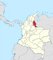 Le département de Norte de Santander depuis 1910.