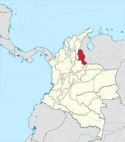 Norte de Santander in Colombia.svg