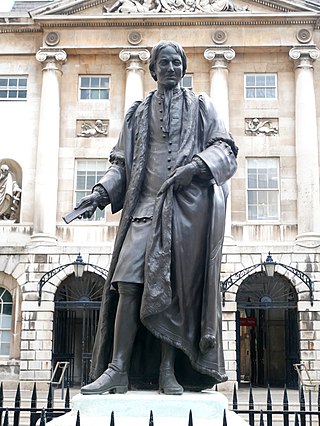 <span class="mw-page-title-main">Statue of Thomas Guy</span> Statue in Guys Hospital, London