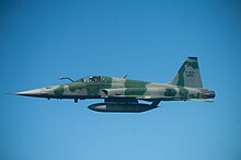 Brazilian F-5 in 2016 Northrop F-5 (Forca Aerea Brasileira) Seguranca Rio 2016 (3).jpg