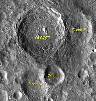 Olcott and its satellite craters Olcott sattelite craters map.jpg