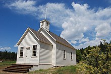 De Old Webster Schoolhouse diende van 1883 tot 1928 als schooltje en is een museum sinds de restauratie in 1966