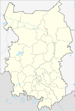 Omsk liegt in der Oblast Omsk